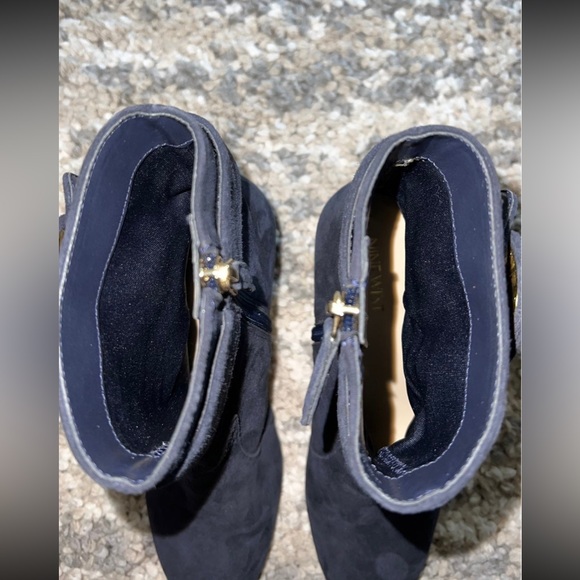 Nine West black suede leather booties size 7 - Picture 12 of 15